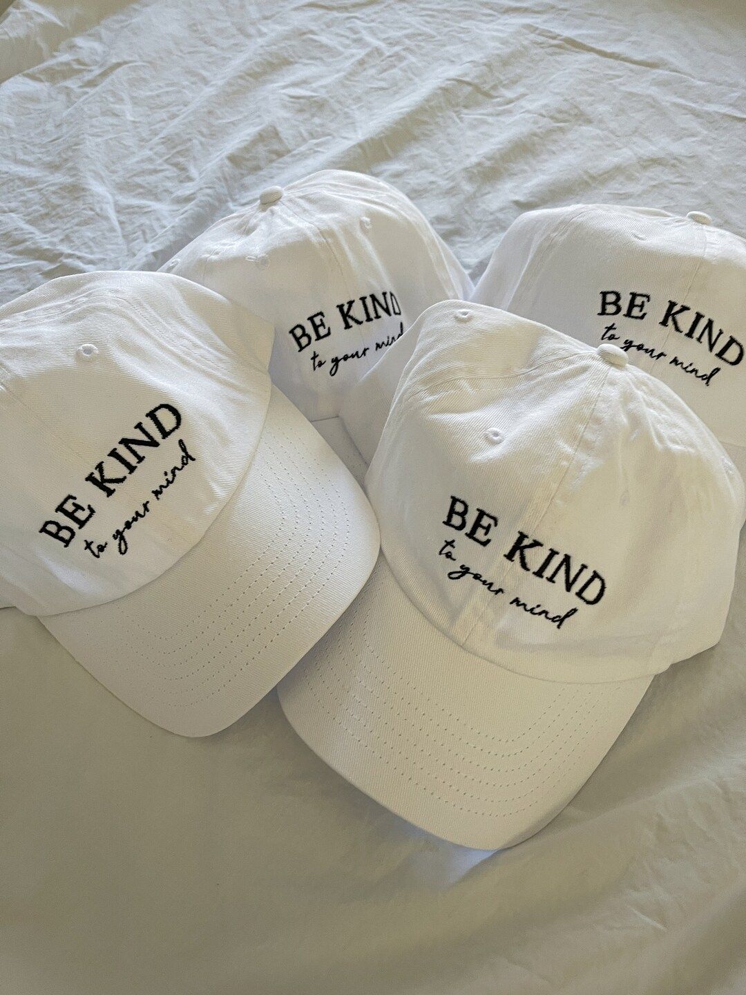Be Kind To Your Mind Cap - White | Etsy (US)