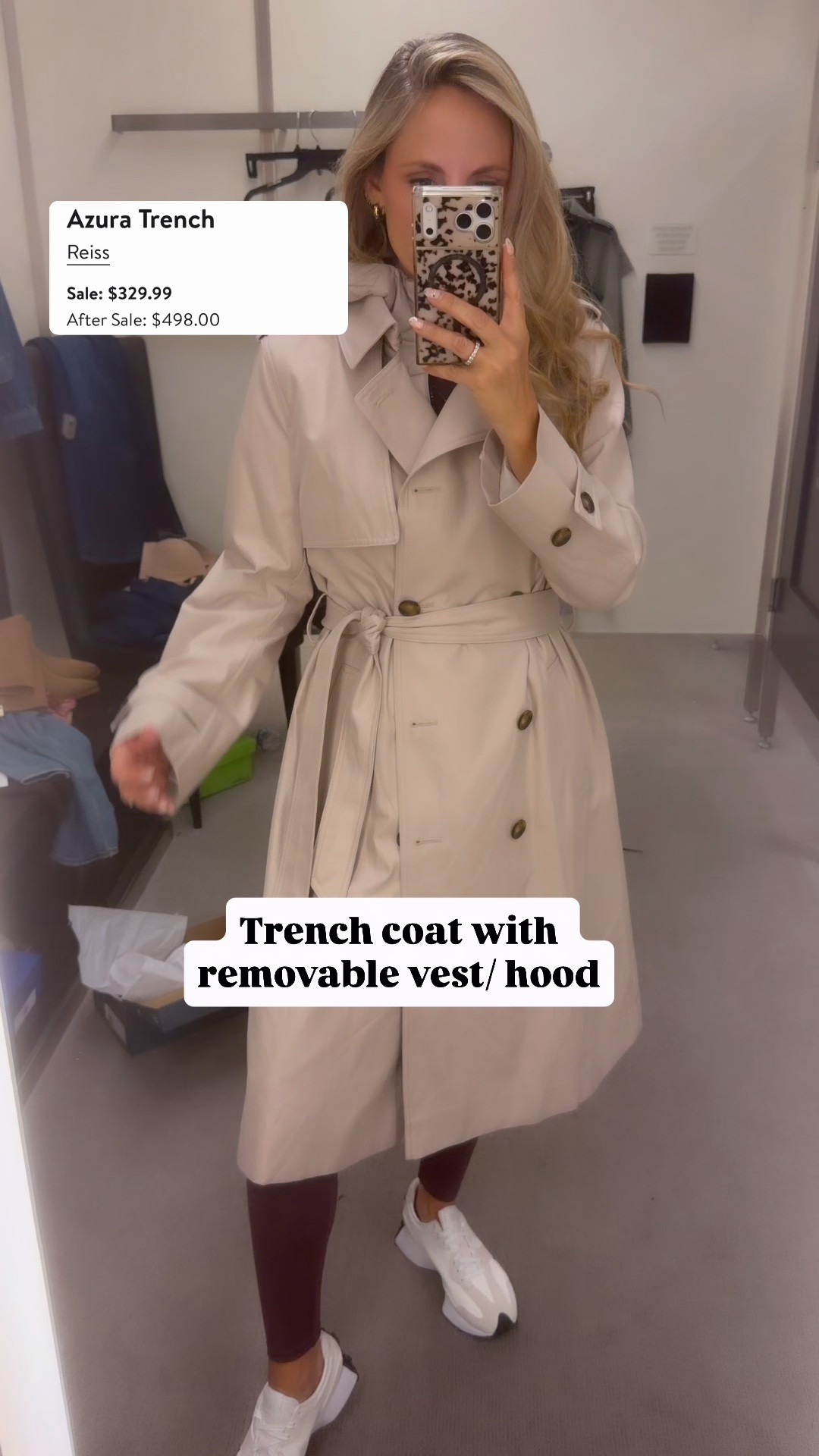 Beautiful trench code that has a hood. I absolutely love this on sale with the northern anniversary so I will go back to full soon tonight.

#LTKOver40 #LTKSaleAlert #LTKootd