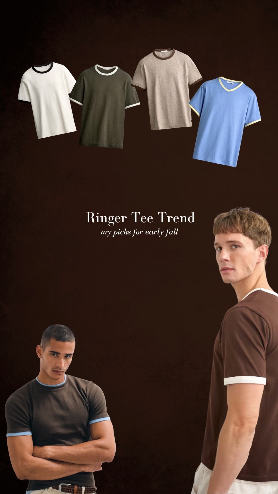 Men’s fall trend of ringer tees! Really easy to wear and a transition to fall.

#LTKMens #LTKSeasonal #LTKootd