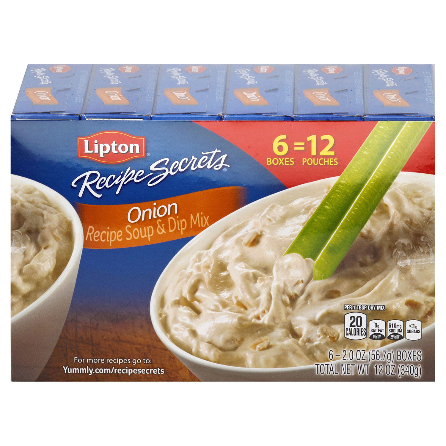 Lipton Onion Recipe Soup and Dip Mix 2 oz., 6 pk. | Sam's Club