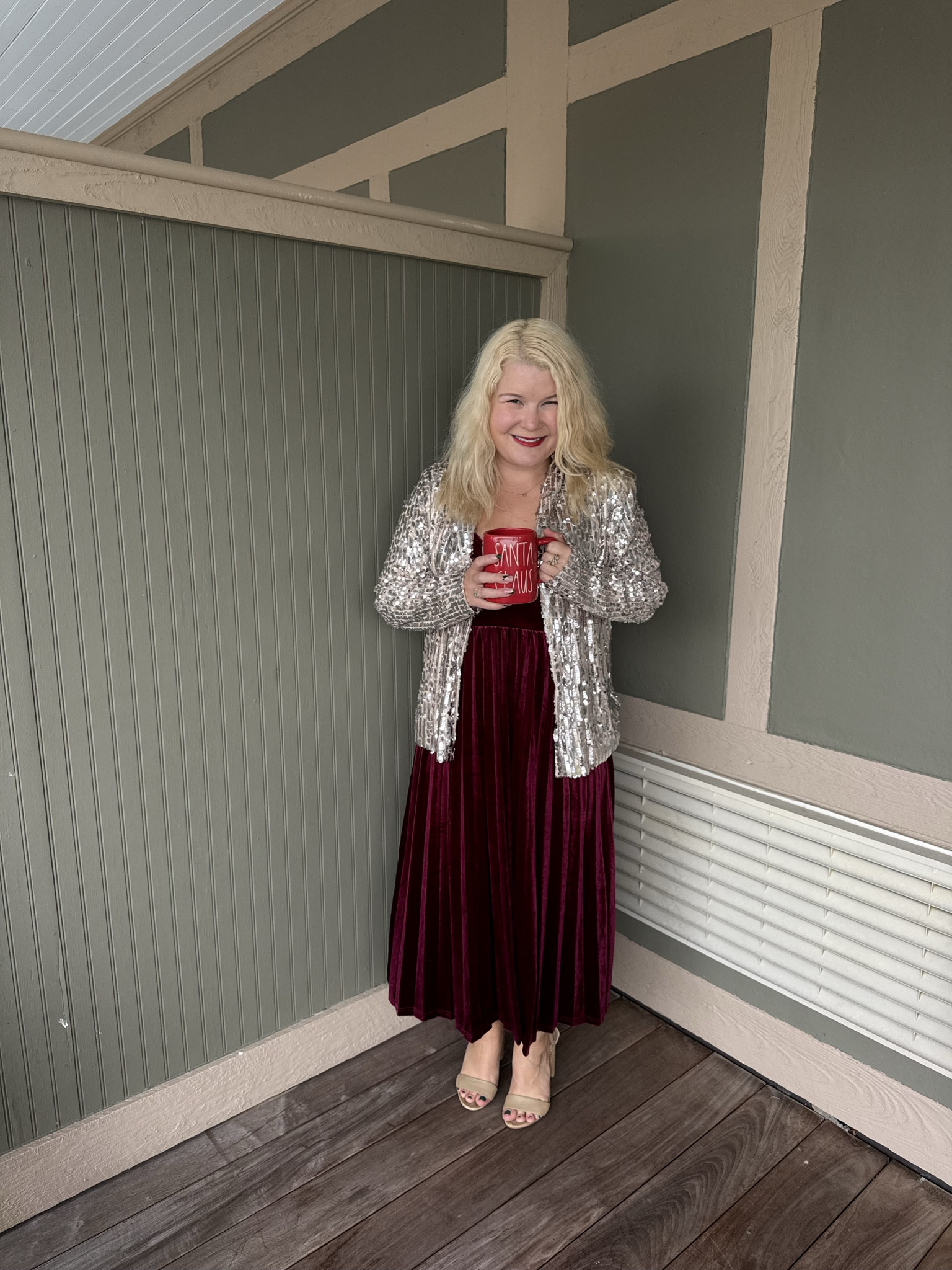 Switching up the sequin jacket and pairing it with a velvet dress perfect for New Years or for the holidays.

#LTKHoliday #LTKParties #LTKPetite