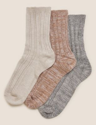3pk Sumptuously Soft™ Thermal Socks | Marks & Spencer (UK)