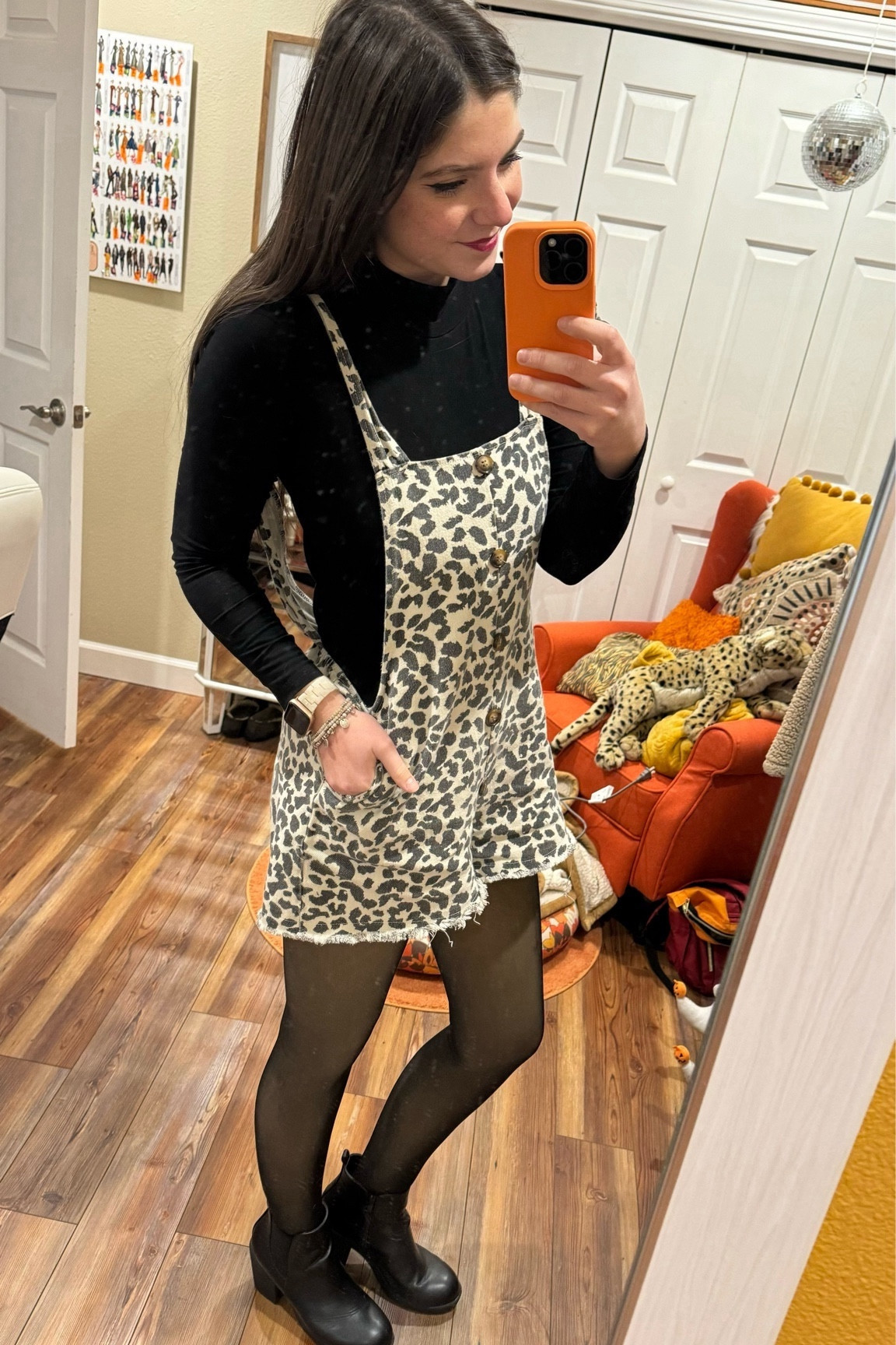 Church outfit 🖤🐆 

#LTKfindsunder50