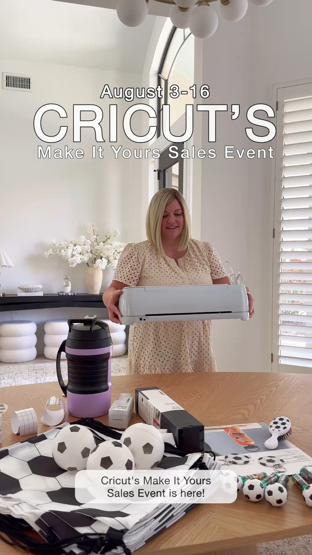 Whether you're a seasoned crafter or just starting out, this is the perfect time to snag a @cricut machine or stock up on the essentials for your next round of projects. #ad These machines are user-friendly and perfect for everyone, even if you don’t consider yourself crafty. ✂️ I’ve used my Cricut Joy and Maker 3 in so many different ways over the years, and you can too. The Make It Yours Sales Event is happening August 3–16, with amazing deals you won’t want to miss! #cricutad #cricutmade

#LTKFamily #LTKHome #LTKSeasonal