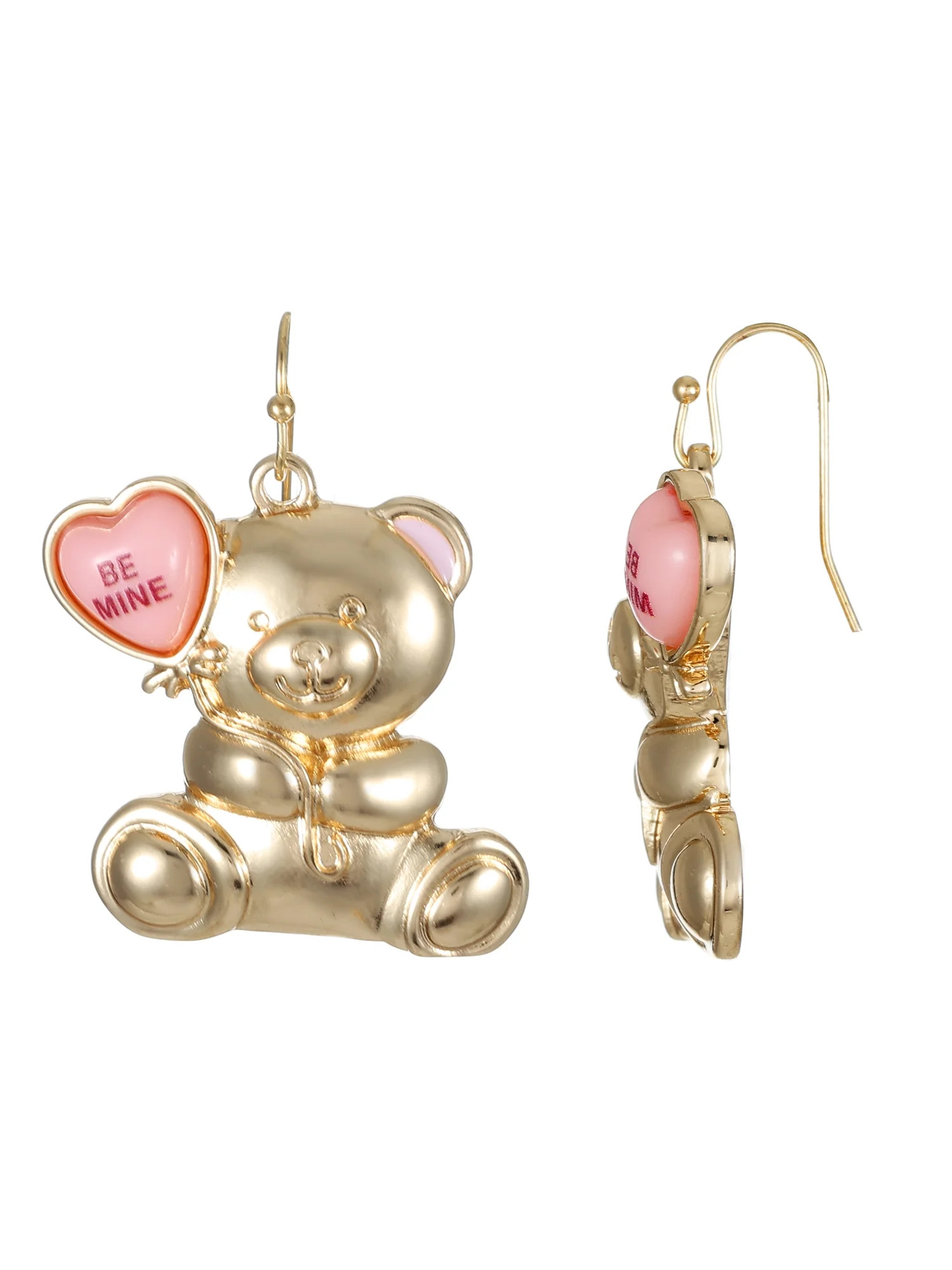 Way to Celebrate Valentine's Day Teddy Bear Earrings, 1 Pair | Walmart (US)