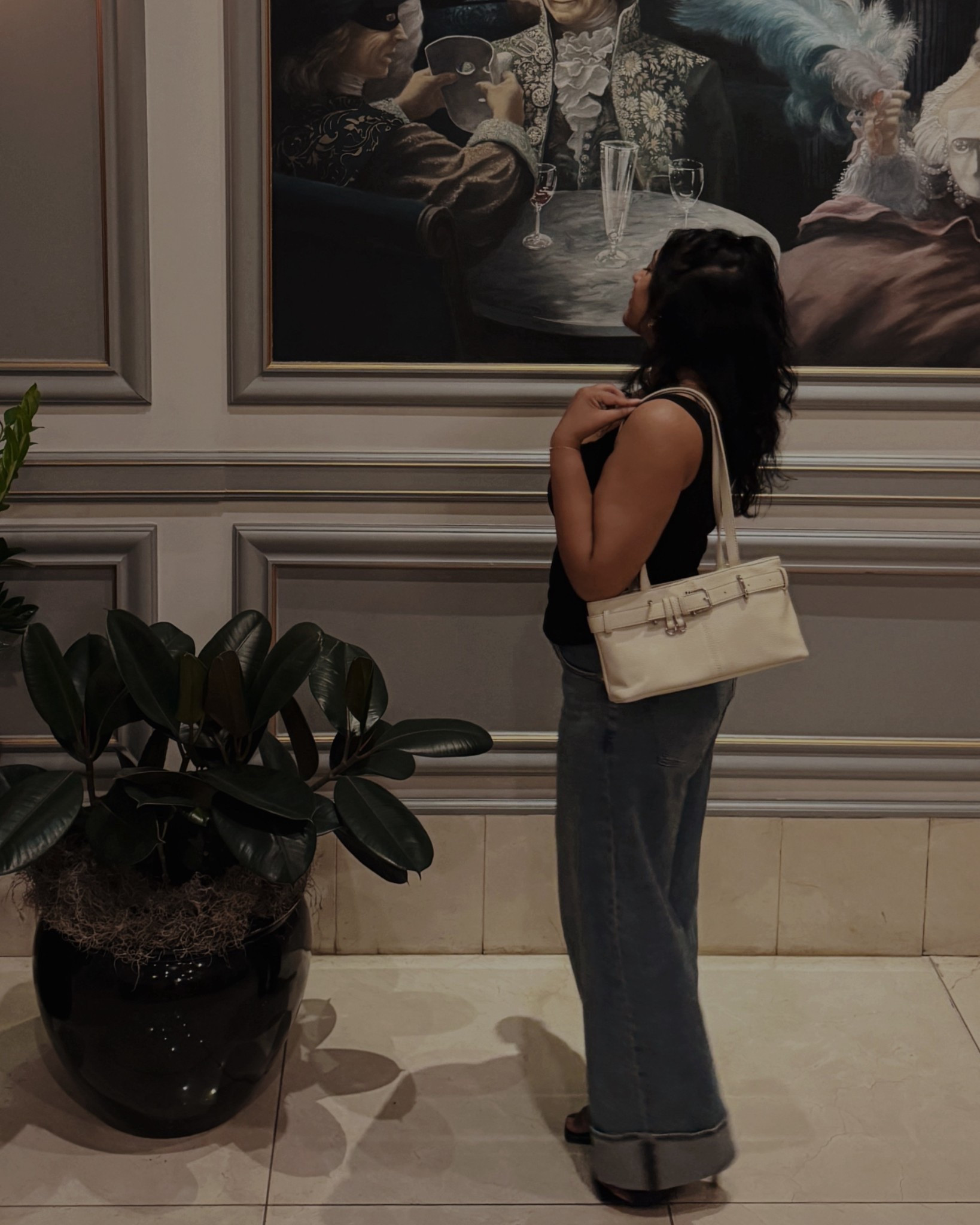 The perfect bag for fall! Love this cream color! 

#LTKFindsUnder50