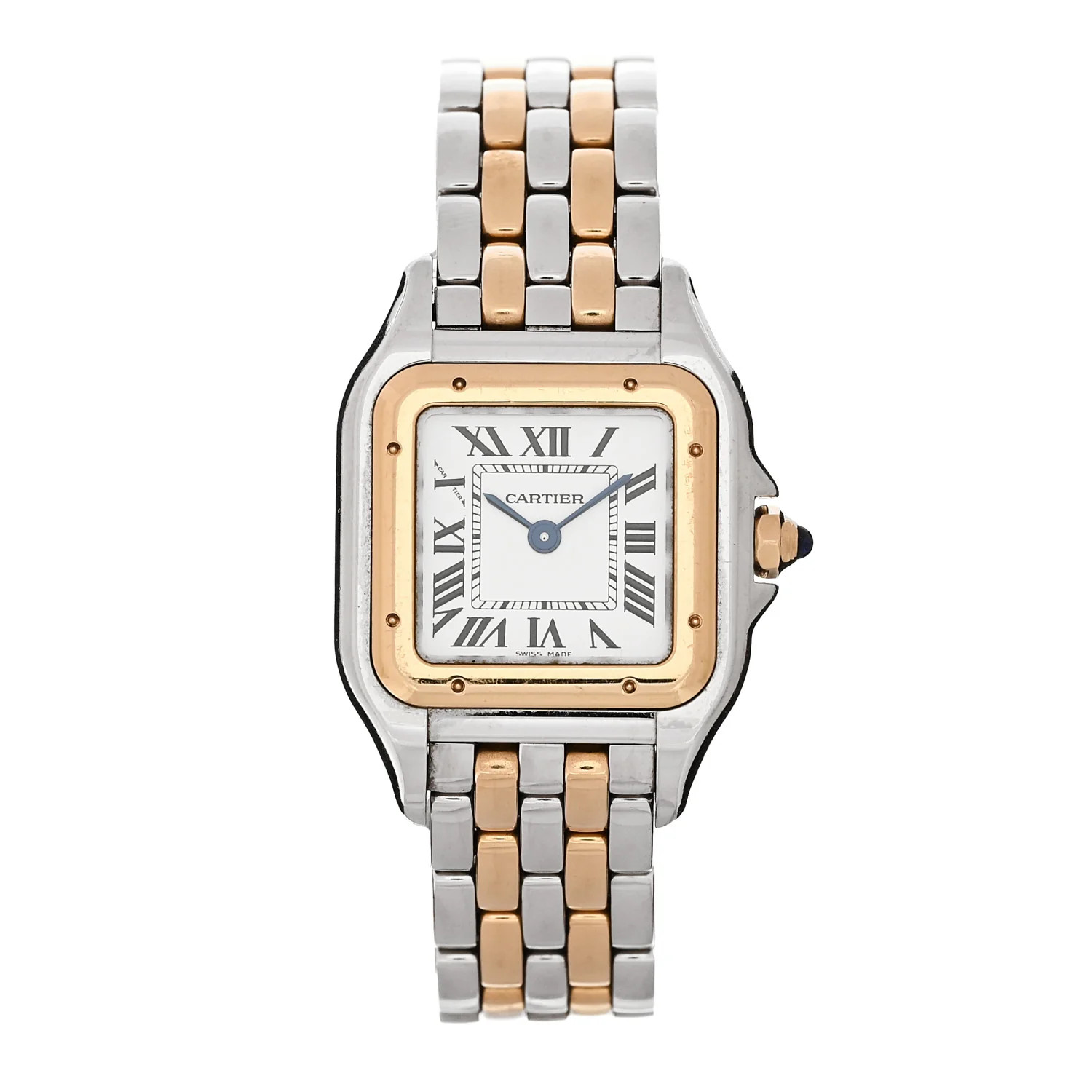 Stainless Steel 18K Yellow Gold 23mm Panthere Quartz Watch | FASHIONPHILE (US)