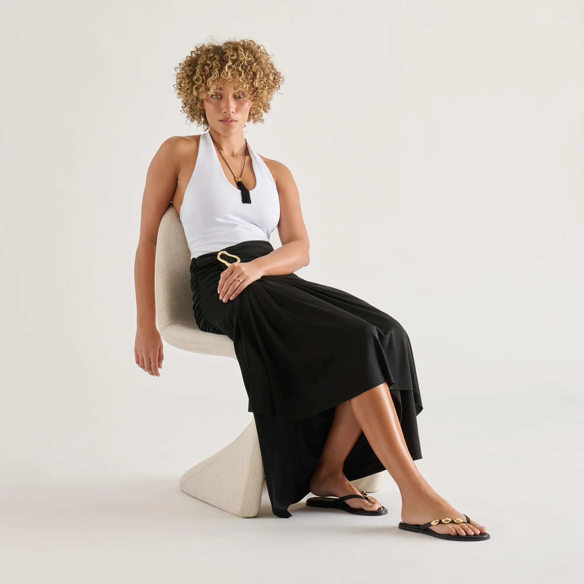 Juny Black Leather Sandals | Dolce Vita | DolceVita.com