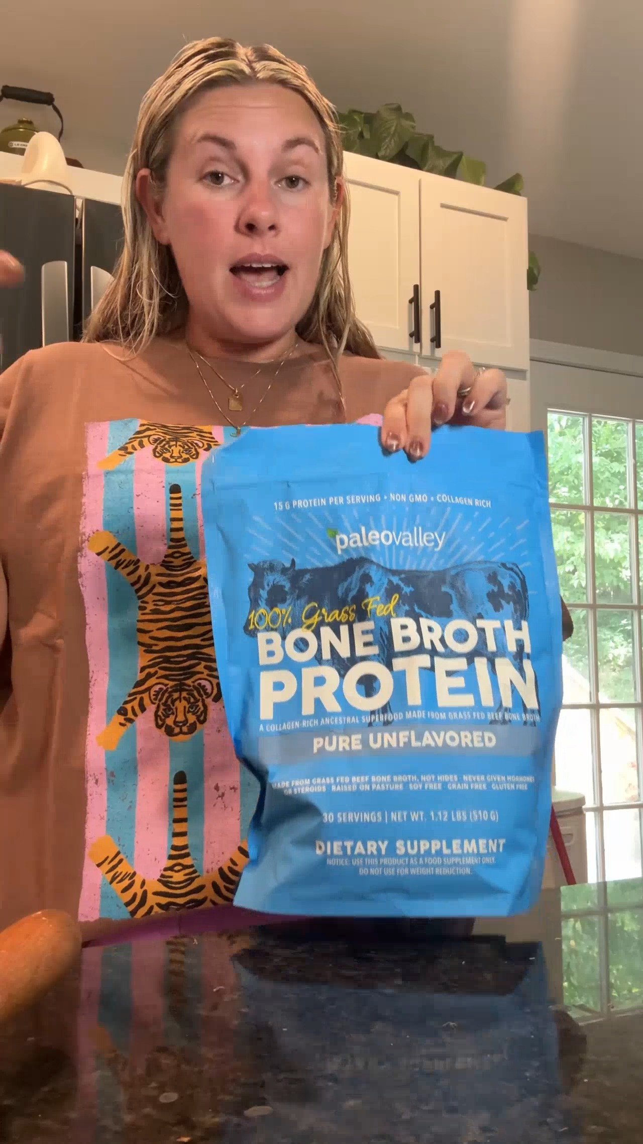 An unflavored bone broth protein powder that’s easy to add to soups, smoothies, or savory recipes. A simple way to add protein while keeping your favorite recipes tasting like themselves. 

 #LTKdayinmylife #LTKfoodie #LTKSaleAlert