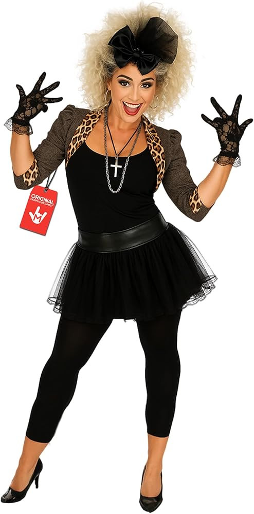 fun shack 80s Pop Star Costumes for Women, Vintage Pop Star Outfit 80s, Halloween Costume for Wom... | Amazon (US)