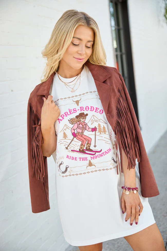 Apres Rodeo T-Shirt Dress FINAL SALE | Pink Lily