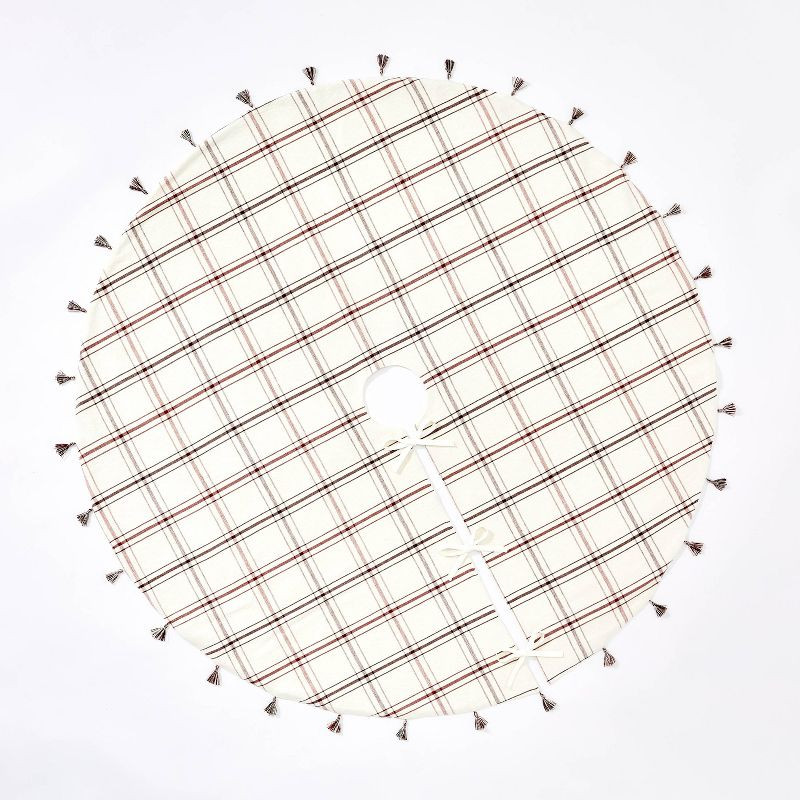 Plaid Tree Skirt Red - Threshold™ designed with Studio McGee | Target