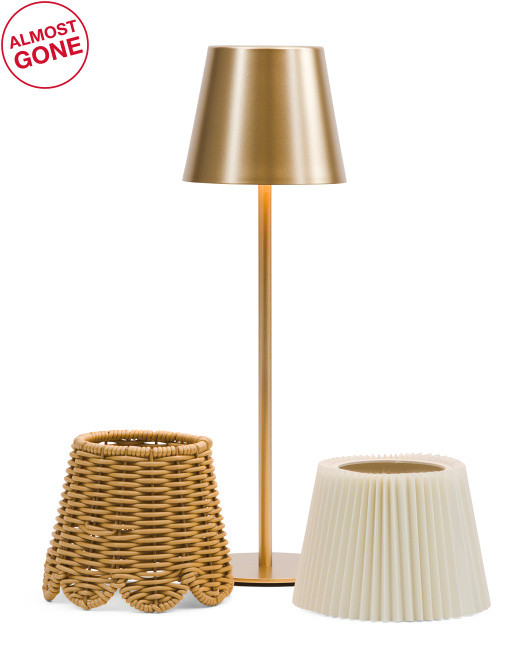 14in 3 In 1 Rechargeable Tabletop Lamp | TJ Maxx