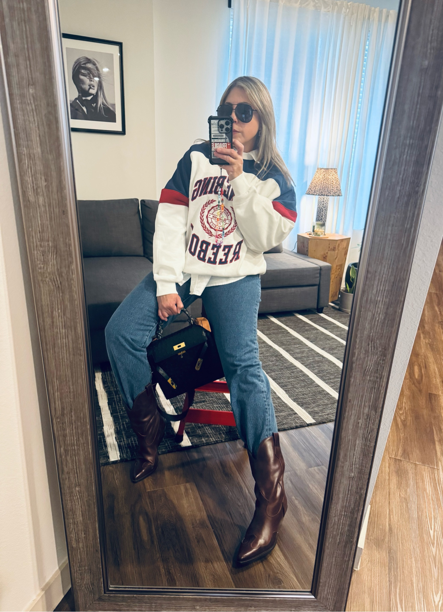 Yes breaking the “rules” of slouchy everywhere… but I think it works!😝I bet Allison Bornstein will approved my ootd. The most imp thing is to have fun and be yourself💕 #aninebingreebok #aninebingmuse #aninebing #ootd #ostrichbag #kellylook #vintageostrichbag #vintagebag #hermes #hermesvibes #zaraboots #levis #501 #society6 #wearitwell #allisonbornstein #creatingtrends #creator 

#LTKItBag #LTKStyleTip #LTKShoeCrush