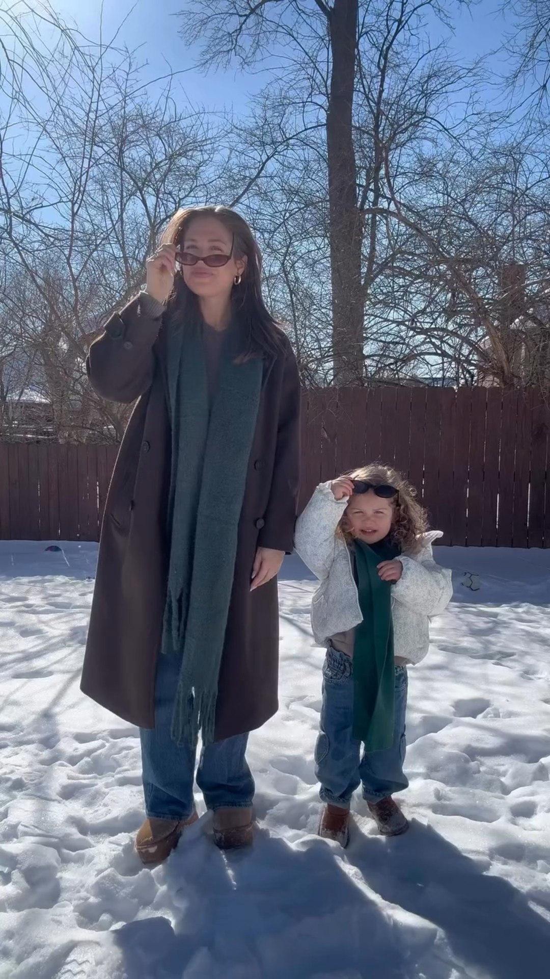 ootd with my forever girl ☃️🤎✨