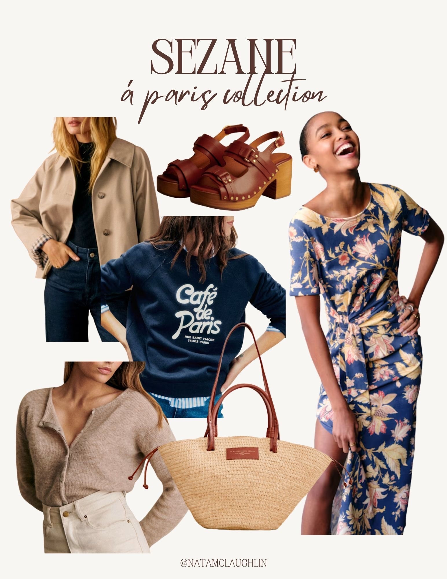 Sezane À Paris collection. This navy sweatshirt and cropped trench coat are perfect for fall. 

#sezane

#LTKSeasonal #LTKStyleTip #LTKWorkwear