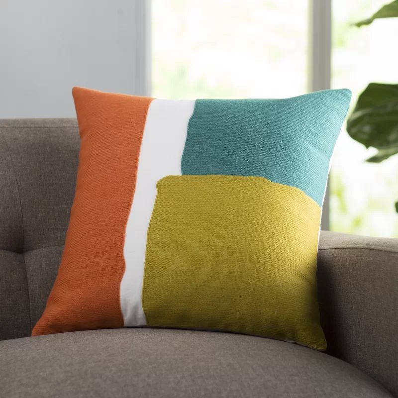 Hurtsboro Patchwork Cotton Throw Pillow | Wayfair North America