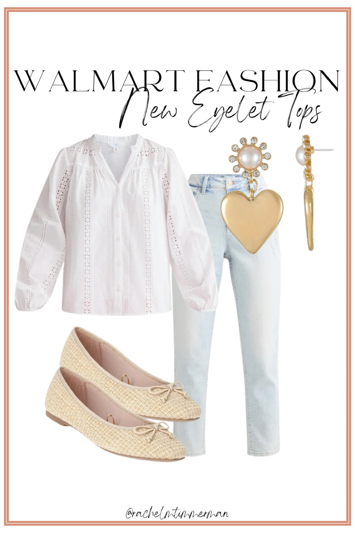 This eyelet top is back for this year 😍 also comes in a really pretty coral. It’s such a good one y’all 🙂 these jeans are also new! 

Walmart fashion. Walmart finds. LTK under 50. 

#LTKStyleTip #LTKFindsUnder50