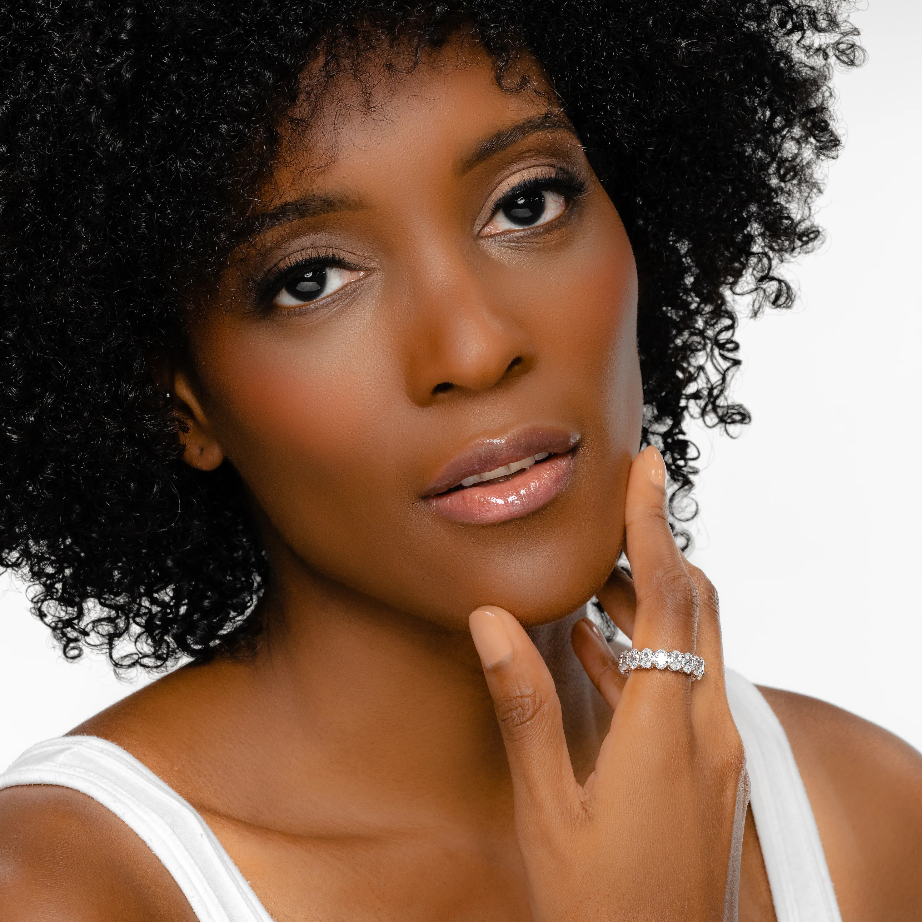 The Jaclyn Ring - Rhodium | Jaclyn Roxanne