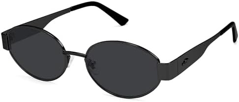 SOJOS Retro Oval Sunglasses for Women Trendy Classic Shades UV400 Protection SJ1256 | Amazon (US)