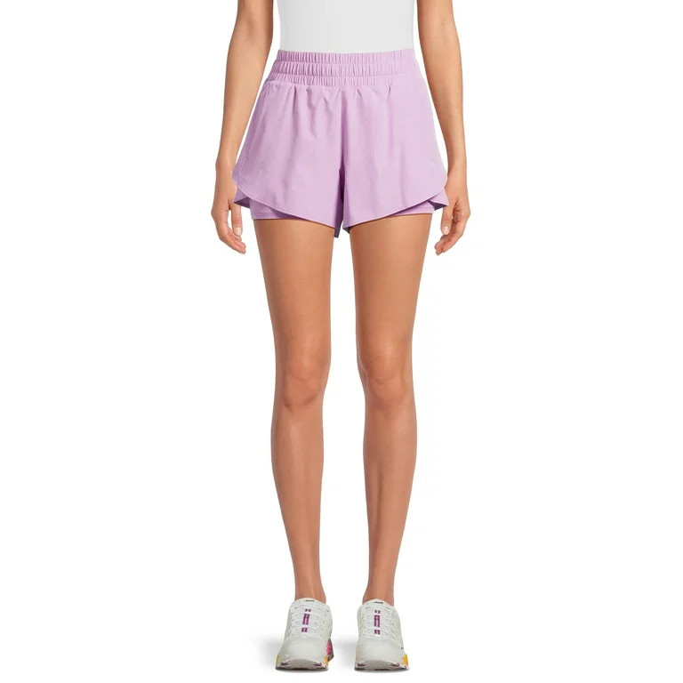 Avia Women’s Running Shorts with Bike Liner, 4” Inseam, Sizes XS-XXXL | Walmart (US)
