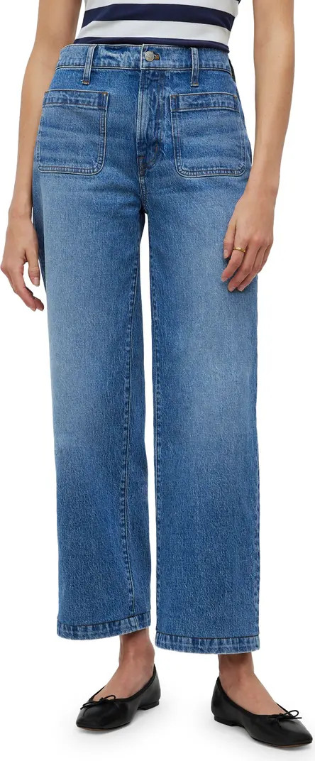 The Perfect Vintage Patch Pocket Wide Leg Jeans | Nordstrom
