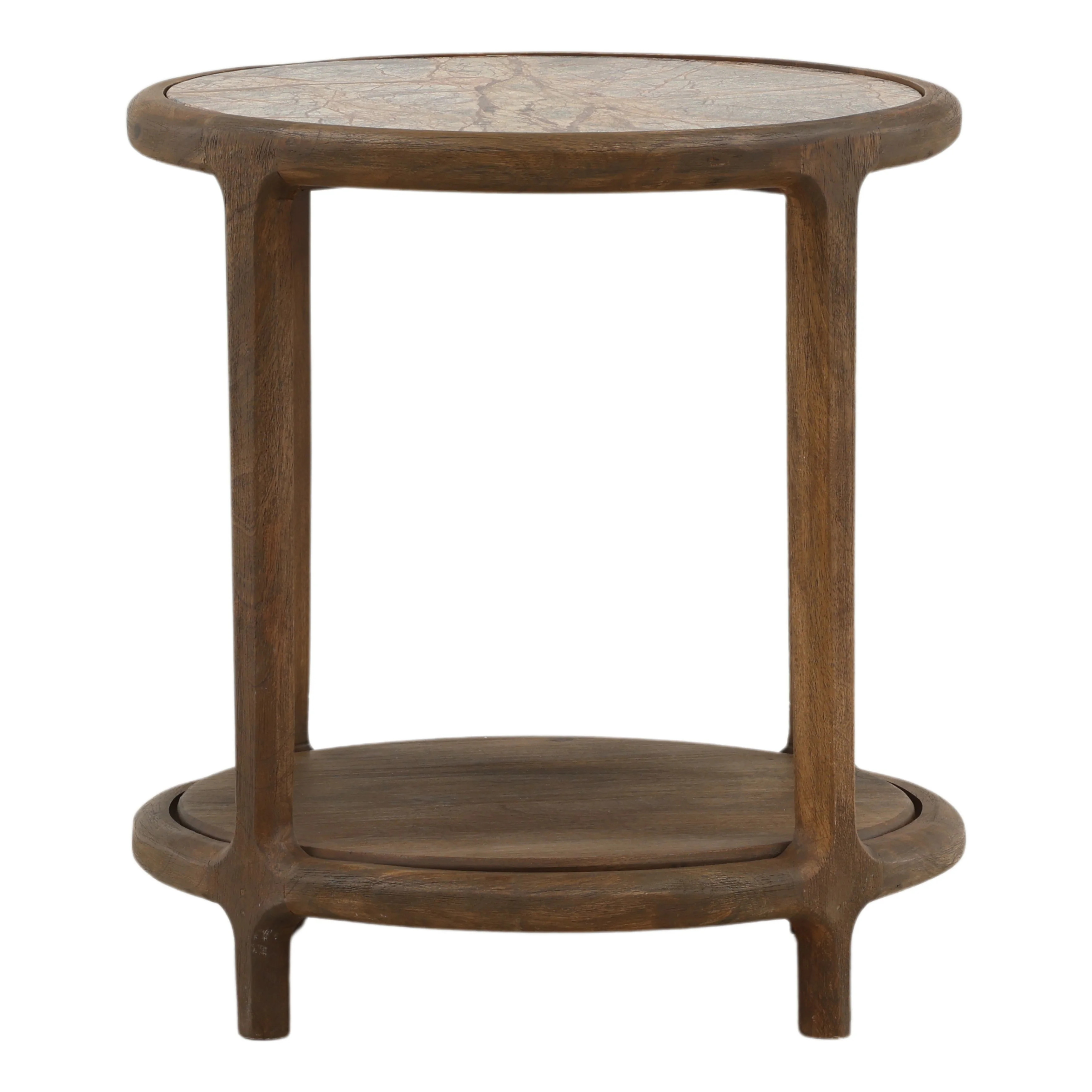 Aruna Side Table Dark Brown | Wayfair North America