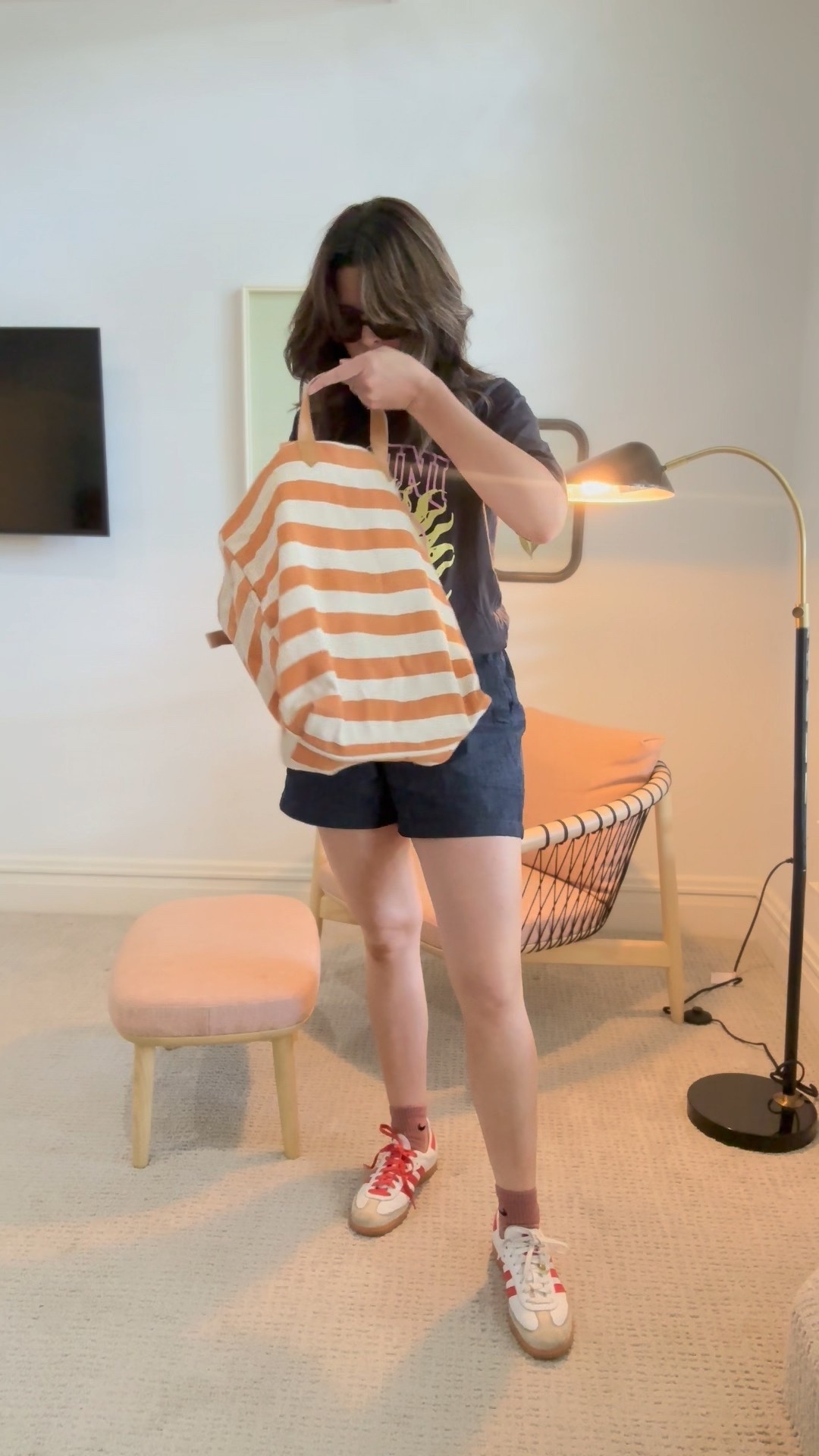 One set, ten ways! Dressing it down with sneaks and stripes. 

#LTKMidsize #LTKSeasonal #LTKStyleTip
