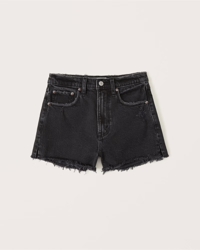 Women's High Rise Mom Shorts | Women's Bottoms | Abercrombie.com | Abercrombie & Fitch (US)