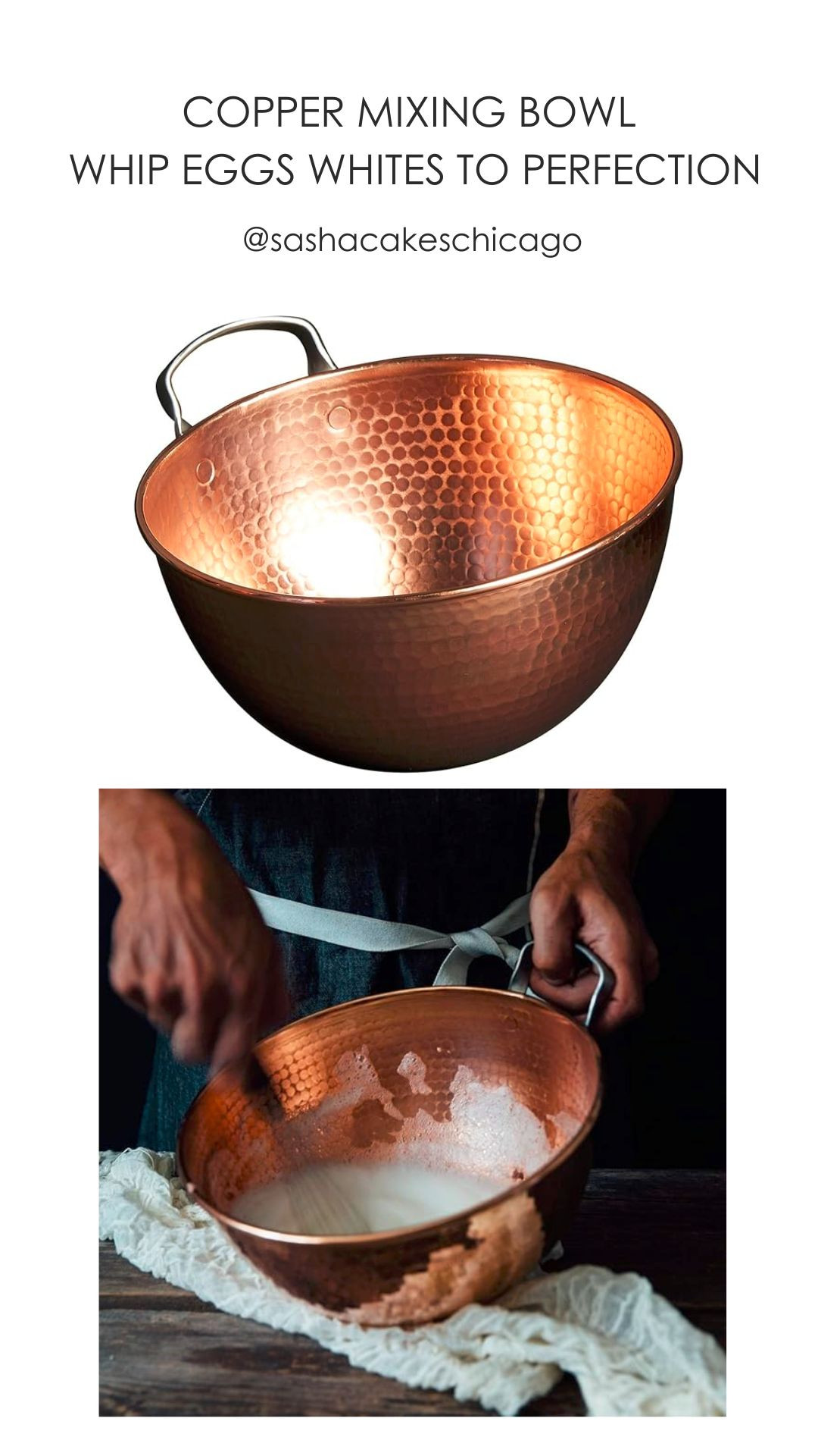 Whisk your way to perfection with this stunning Copper Mixing Bowl! Perfect for whipping egg whites to fluffy bliss. Shop now and elevate your baking game! 

 #LTKGiftGuide #LTKHome