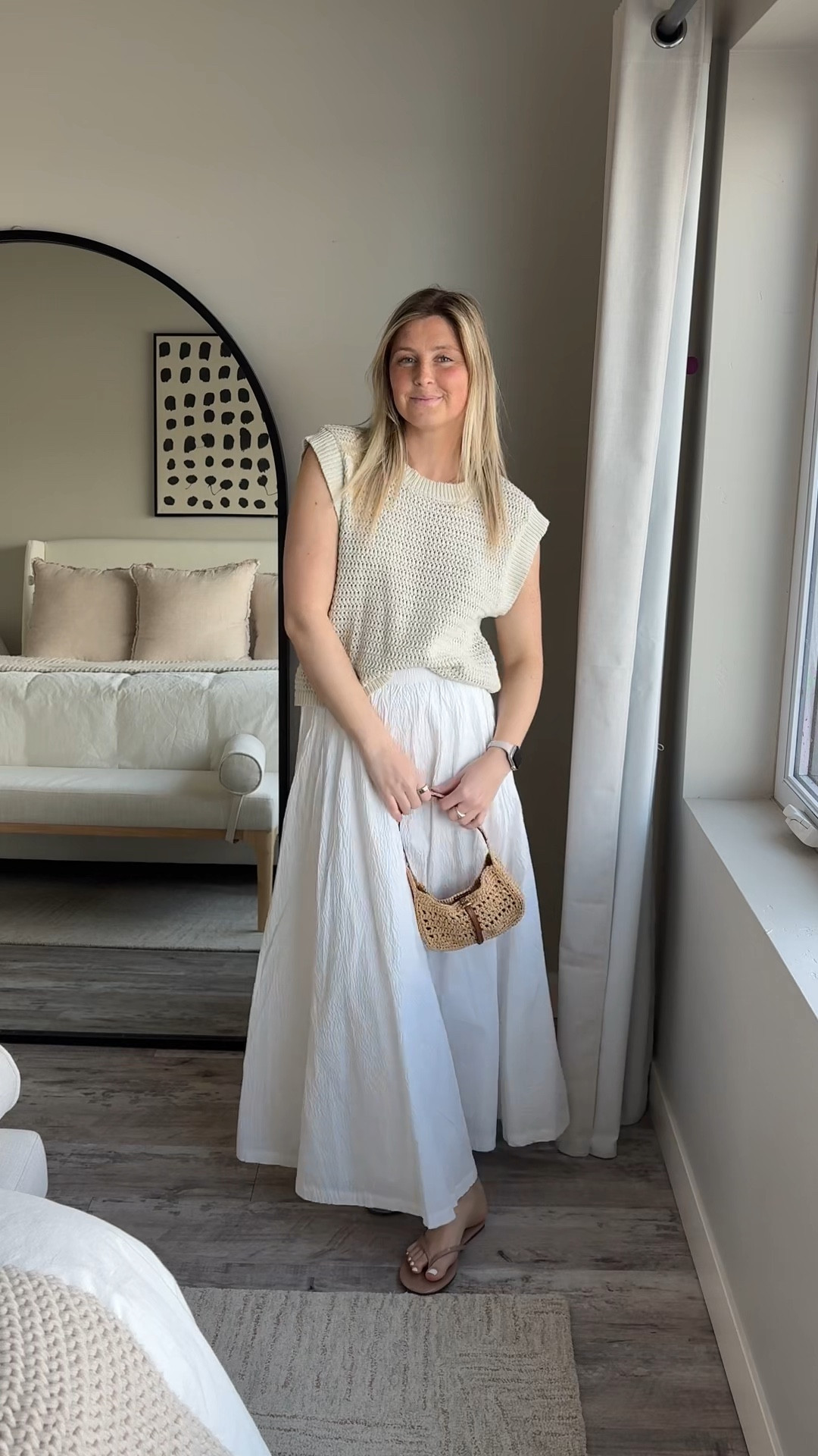 Wearing size XS in skirt - size down! 