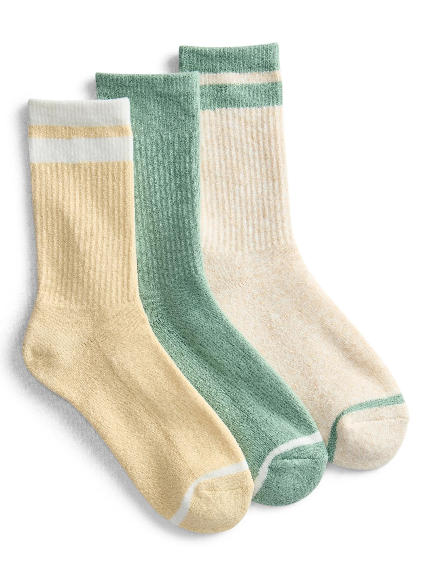 Joyspun Women’s Comfort Cozy Crew Socks, 3-Pack, Size 4-10 | Walmart (US)