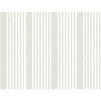 Magnolia Home French Stripe Wallpaper, Sure Strip in Beige by DecoratorsBest | DecoratorsBest