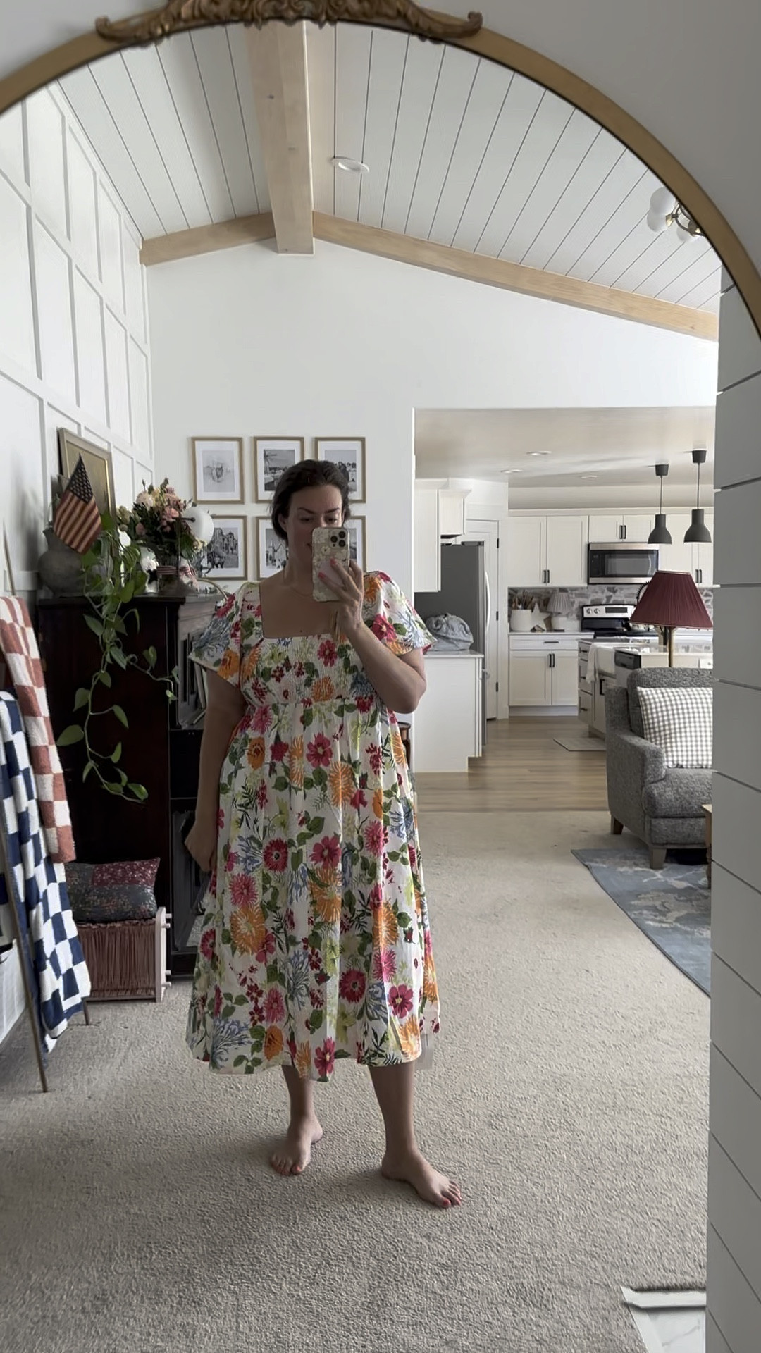 Vibrant colorful floral dress. Perfect for a tropical vacation. I’m taking this beautiful dress on my Mexico trip in a few weeks! It’s lightweight and won’t wrinkle!! 

#LTKFind #LTKunder50 #LTKcurves