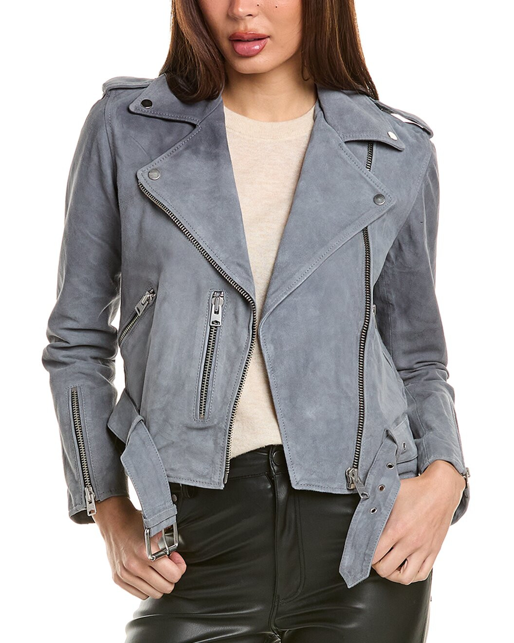Balfern Leather Biker Jacket | Gilt & Gilt City