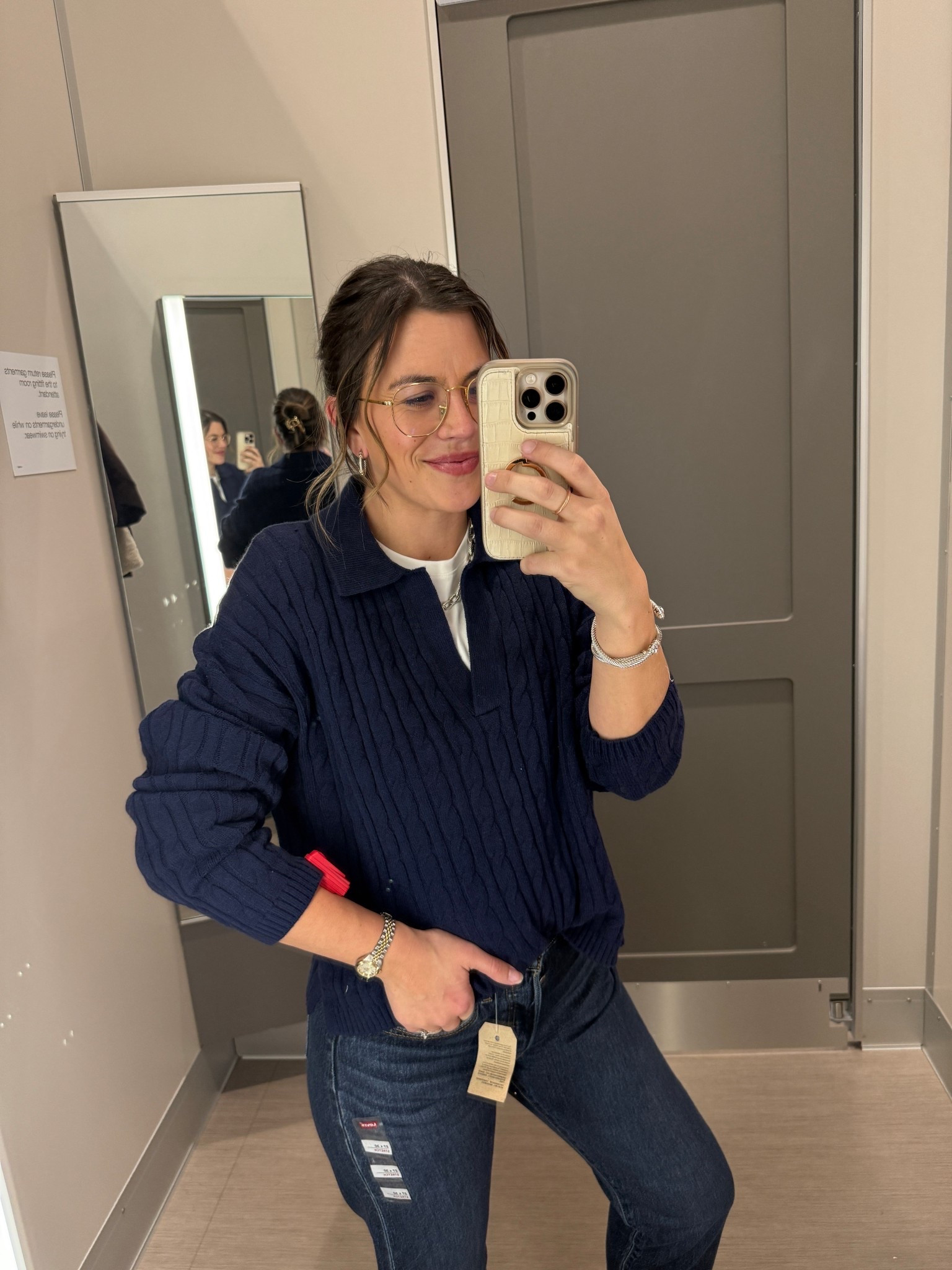 Love this cable knit navy sweater. Perfect for spring and to wear draped over your shoulders. Also great for work! 

#LTKWorkwear #LTKSeasonal #LTKFindsUnder50