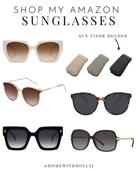 Shop my Amazon : sunglasses + visor holder for your car!

#LTKstyletip #LTKbeauty #LTKswim