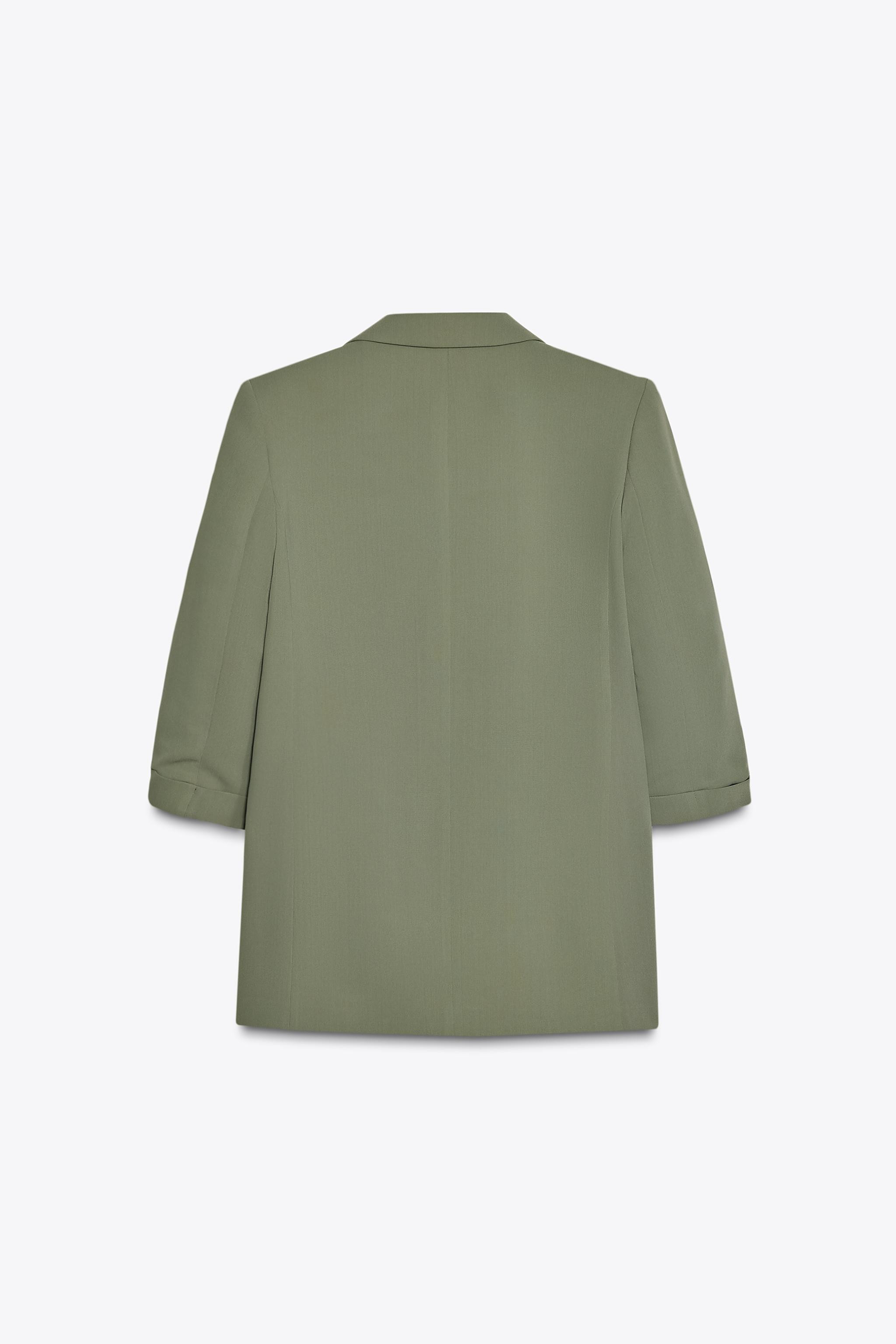 BLAZER WITH ROLLED-UP SLEEVES | Zara US