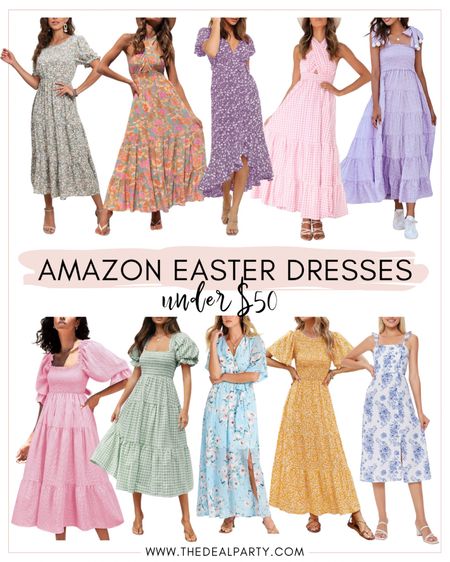 Easter Dresses | Easter Dress | Easter Sunday | Spring Dress | Spring Outfits 

#LTKunder100 #LTKSeasonal #LTKunder50