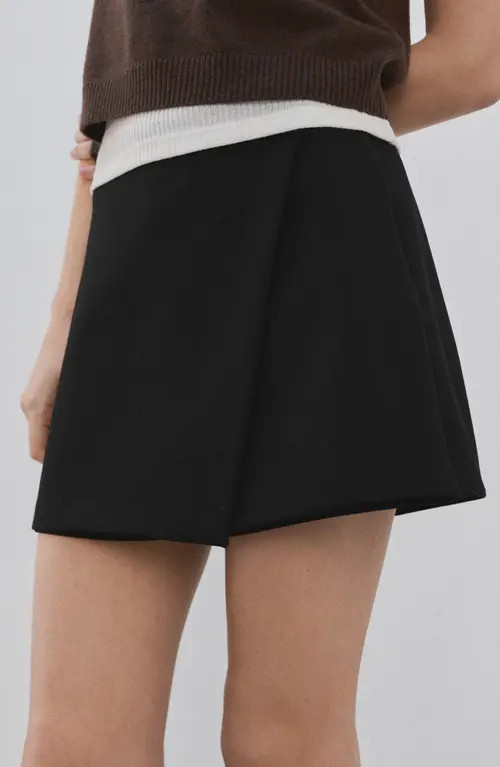 MANGO Candela 2 Skort in Black at Nordstrom | Nordstrom