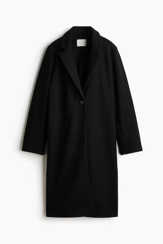 H & M - Single-Breasted Coat - Black | H&M (US, CA, MX)