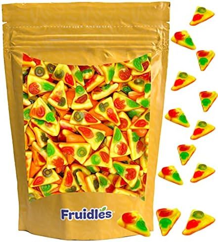 Pizza Slices Gummi Candy with Toppings, Delicious Assorted Colors & Fruit Flavors Gummies (Half-P... | Amazon (US)