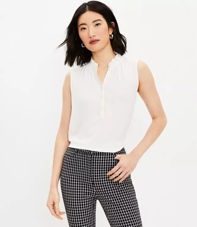Select a ColorColor: Whisper White Forever Navy   Whisper White | LOFT