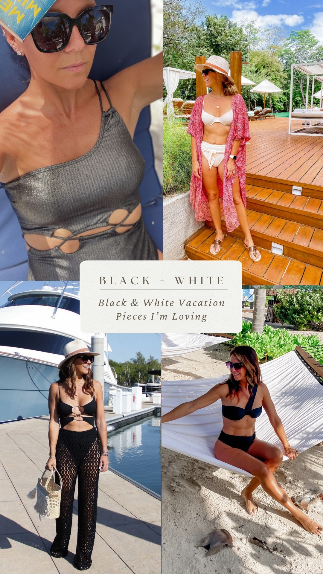 Black & White Vacation Looks

#LTKSwim #LTKOver40 #LTKTravel
