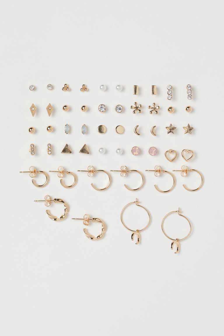 25 Pairs Earrings | H&M (US + CA)