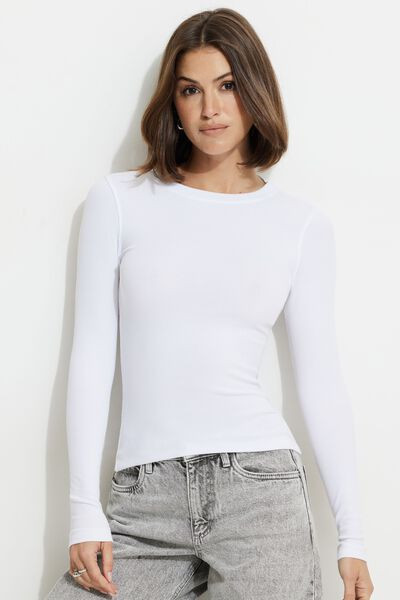 Havyn Boatneck Jersey Crop Top | Dynamite Clothing