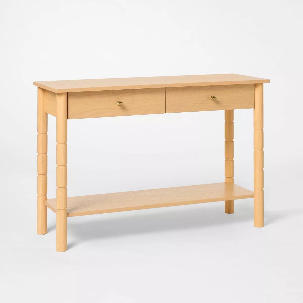 48" Modern Wooden Console Table with Drawer Brown - Threshold™ designed with Studio McGee | Target