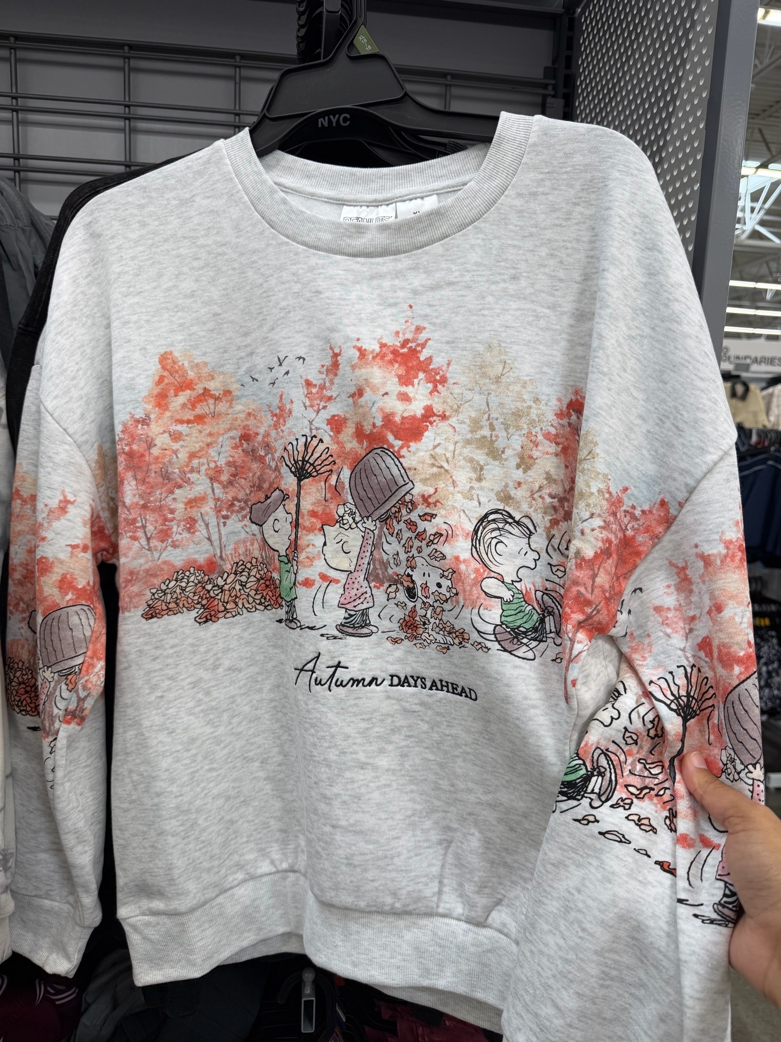 Cozy fall finds are officially here 🍂🤎 This Peanuts sweatshirt is SO cute for autumn! I love the all-over fall print, cozy oversized feel, and all the nostalgic Charlie Brown vibes. Perfect with leggings, jeans, or layered over a tee for pumpkin patch days + chilly weekends. 🍁

Peanuts sweatshirt | fall sweatshirt | autumn outfit | cozy fall outfit | graphic sweatshirt | Charlie Brown | fall fashion | casual mom outfit | cozy style | fall finds

#LTKootd #LTKSeasonal #LTKMidsize