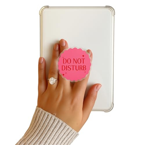 Do Not Disturb Kindle Grip,Collapsible Stand Holder for eReaders, Accessories for Kindle, Phone Grip,Book Lover Gifts | Amazon (US)