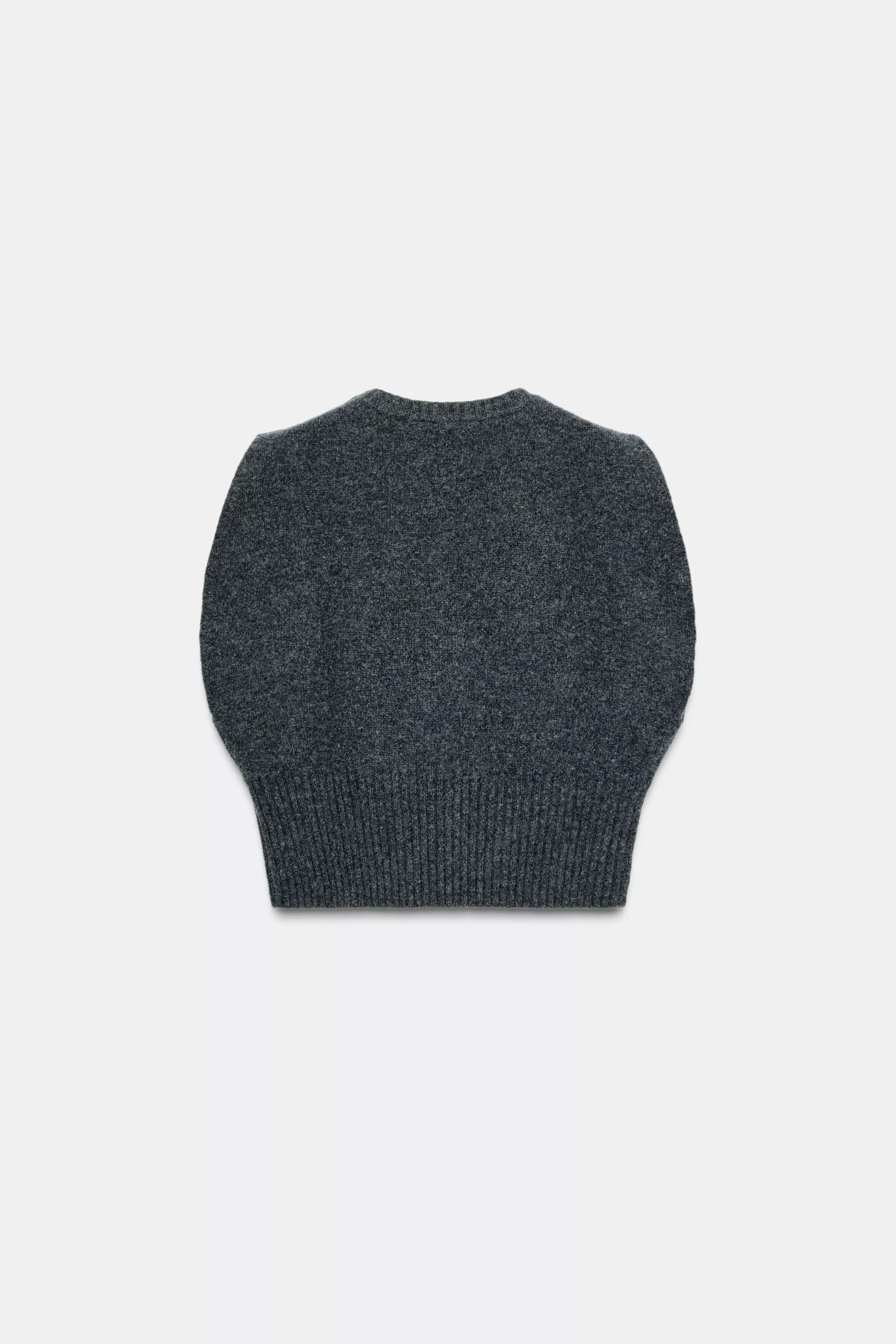 100% WOOL JUMPER VEST WITH ARMHOLE SLEEVES | Zara Canada